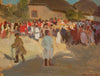 In the village on Sunday