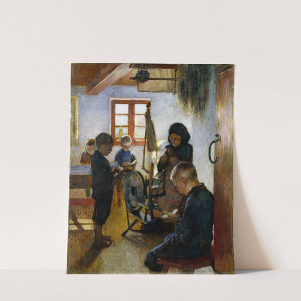 In the Village School by Oscar Björck