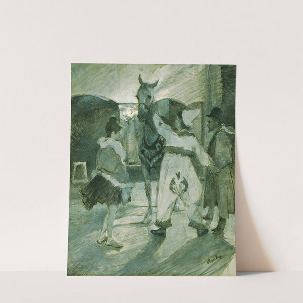In the Wings at the Circus by Henri de Toulouse-Lautrec