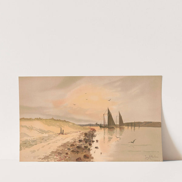 In vineyard haven (1888) by Louis Kinney Harlow