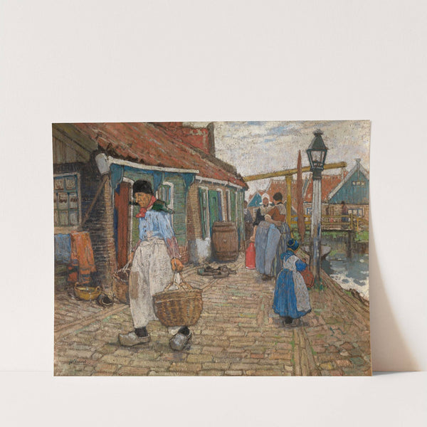 In Volendam by Henri Cassiers