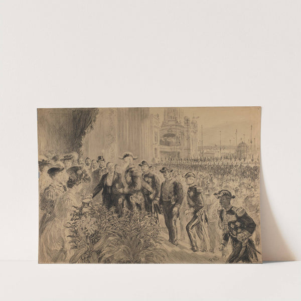 Inauguration de L’Exposition Internationale de Liege, en 1905 (1905) by Charles Paul Renouard