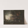 Incendio de un hospital (1808-1812) by Francisco de Goya
