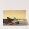 India, Taj Mahal at Dusk by Ludwig Hans Fischer