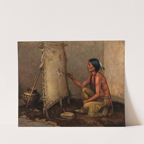 Indian Artist by Carl Moon