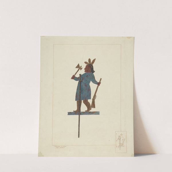 Indian Chief Weather Vane by Edward L. Loper