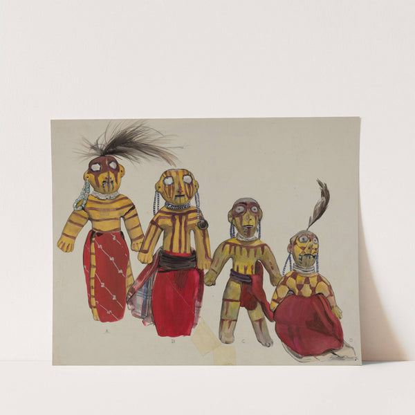 Indian Doll Group by Jane Iverson