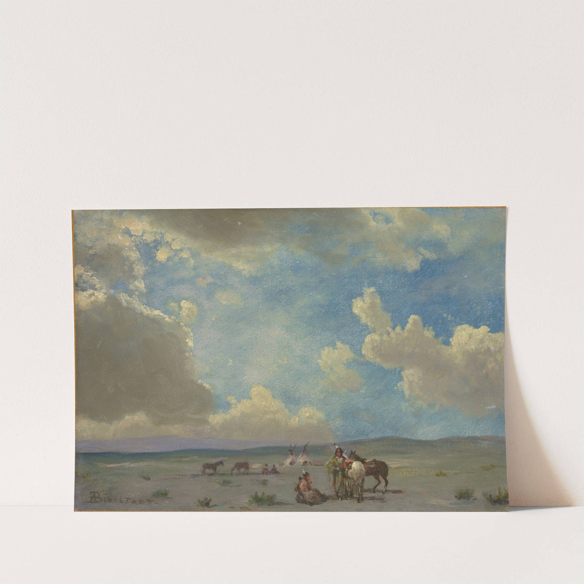 Indian Encampment by Albert Bierstadt