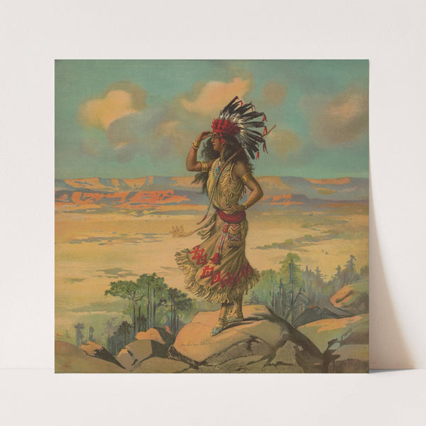 Indian girl (1906) by Campbell, Metzger & Jacobson