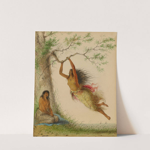 Indian Girls Swinging (1860) by Alfred Jacob Miller