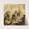 Indian Hospitality, Conversing With Signs (circa 1837) by Alfred Jacob Miller