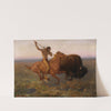 Indian Hunting Buffalo by Edwin Willard Deming