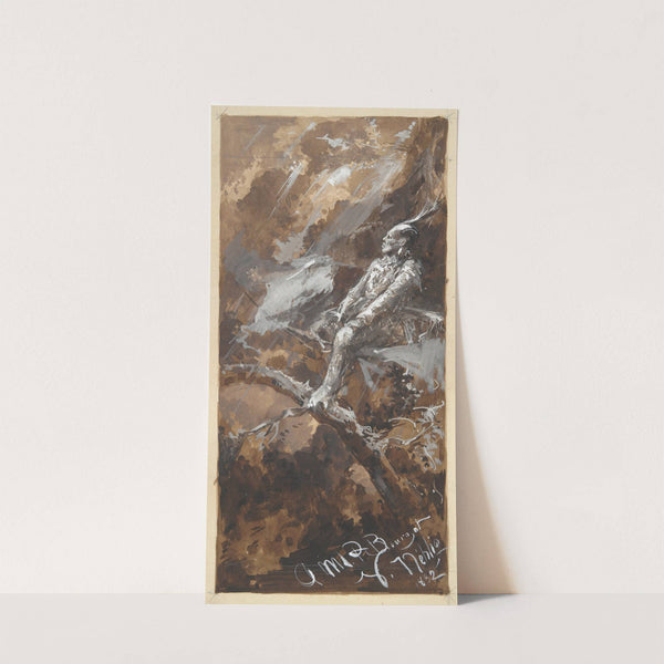 Indian in a Storm by Victor Nehlig