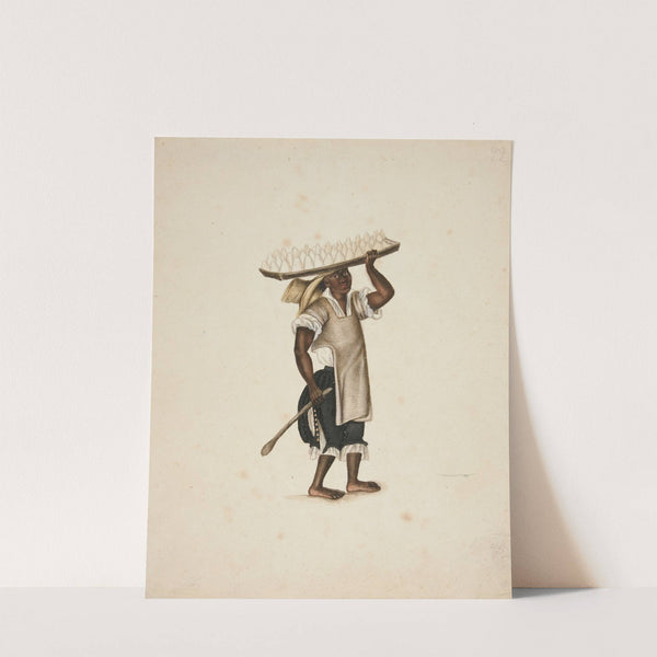 Indian Man Selling Butter by Francisco Fierro