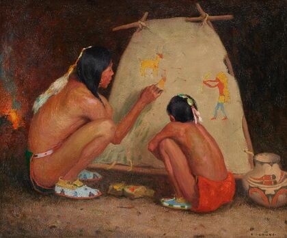 Indian Painter