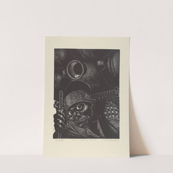 Indian Pottery Vendor (1935–43) by Fritz Eichenberg