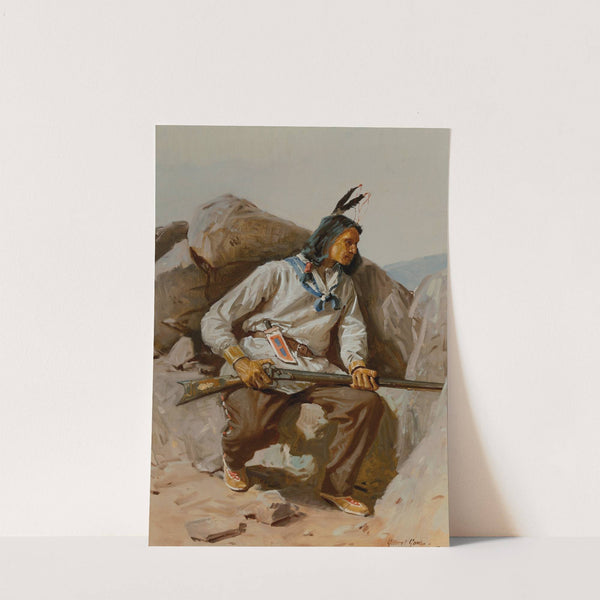 Indian Scout (circa 1895) by William Gilbert Gaul