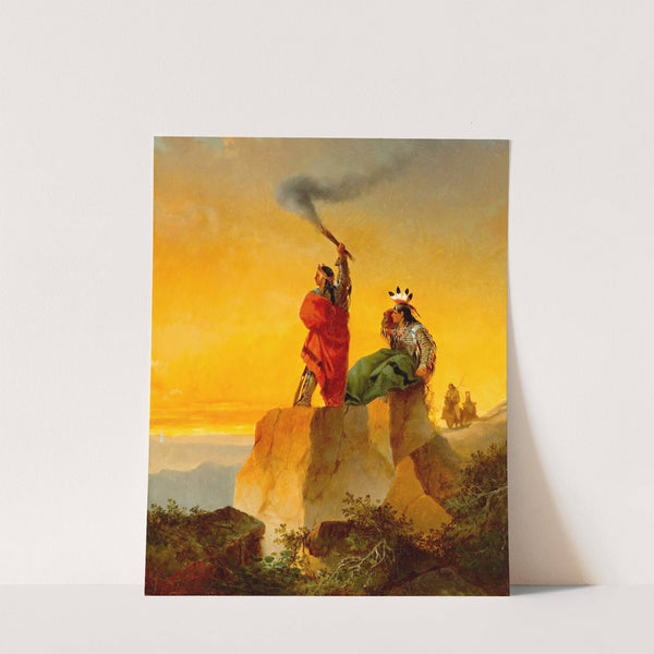 Indian Telegraph (1860) by John Mix Stanley