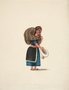 Indian Woman Going to Market