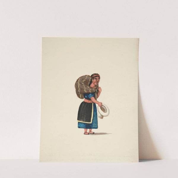 Indian Woman Going to Market by Francisco Fierro