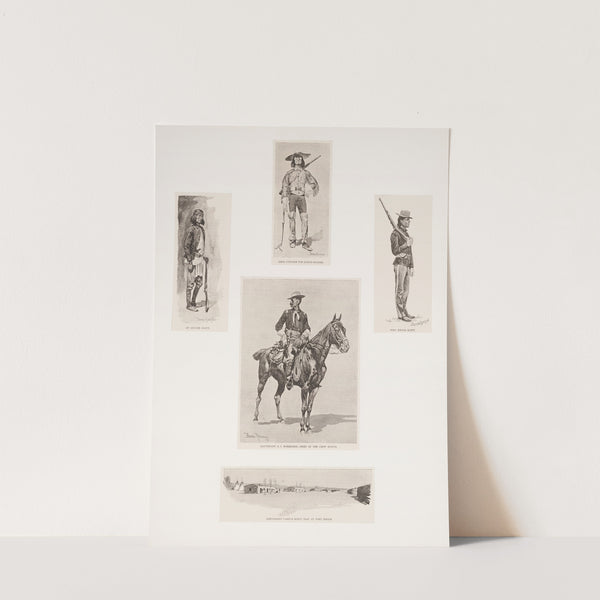 Indians as irregular cavalry (1890) by Frederic Remington