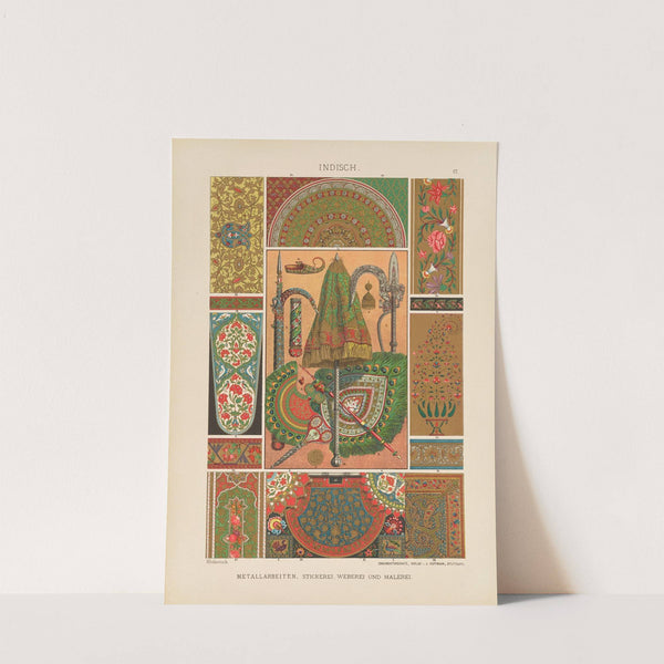 Indisch – Metallarbeiten, Stickerei, Weberei und Malerei (1887) by Heinrich Dolmetsch