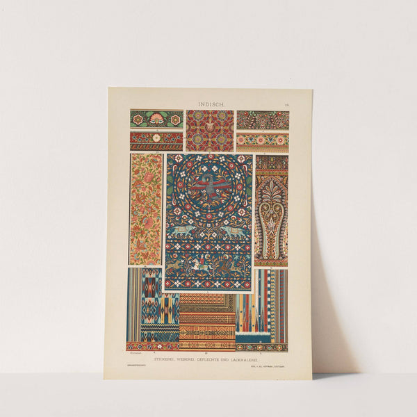 Indisch – Stickerei, Weberei, Geflechte und Lackmalerei (1887) by Heinrich Dolmetsch