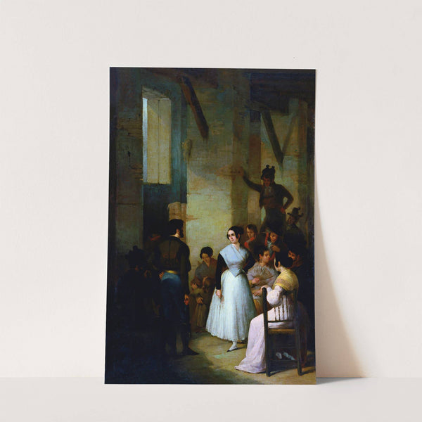 Indoor Dance by Joaquín Domínguez Bécquer