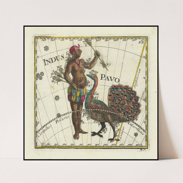 Atlas Coelestis Pl.27 (1742) by Johann Gabriel Doppelmayr