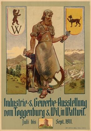 Industrie und Gewerbe-Ausstellung vom Taggenburg & Wil in Wattwil 1911 (1911)