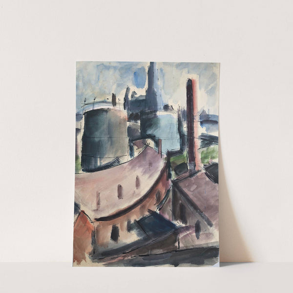 Industriebauten (Studie) by Otto Geigenberger