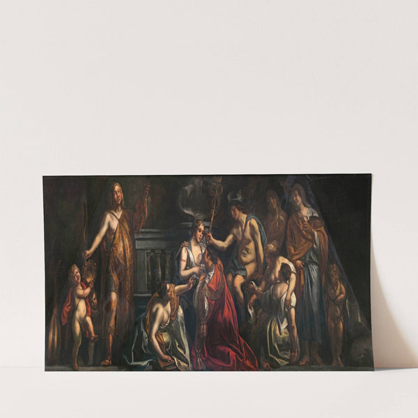 Industry en Trade Promote the Flowering of Art (1663-1665) by Jacob Jordaens