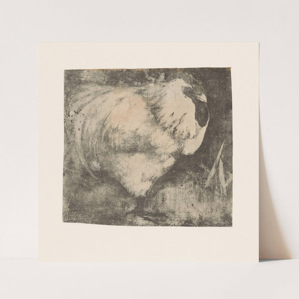 Ineengedoken haan (1912) by Jan Mankes