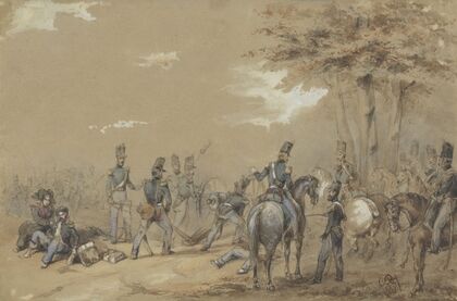 Infanterie in gevecht