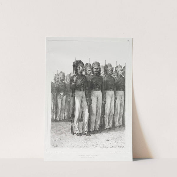 Infanterie Turque, Chasseurs (1837) by Denis Auguste Marie Raffet
