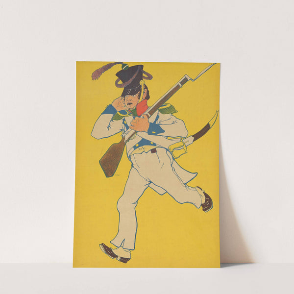 Infanterist in Uniform der Zeit zwischen 1810 und 1830 (1903) by Johann Vincenz Cissarz