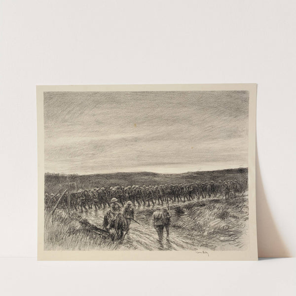 Infantry, Chateau Thierry by Kerr Eby