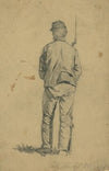 Infantryman on guard–Culpeper Court House, Va.