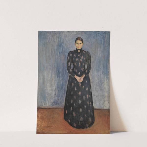 Inger in Black and Violet (1892) by Edvard Munch