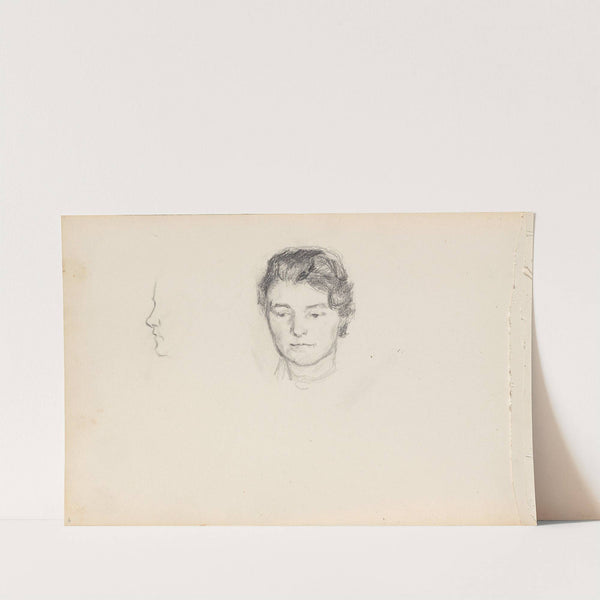 Ingrid Dahl; profile sketch by Signe Scheel