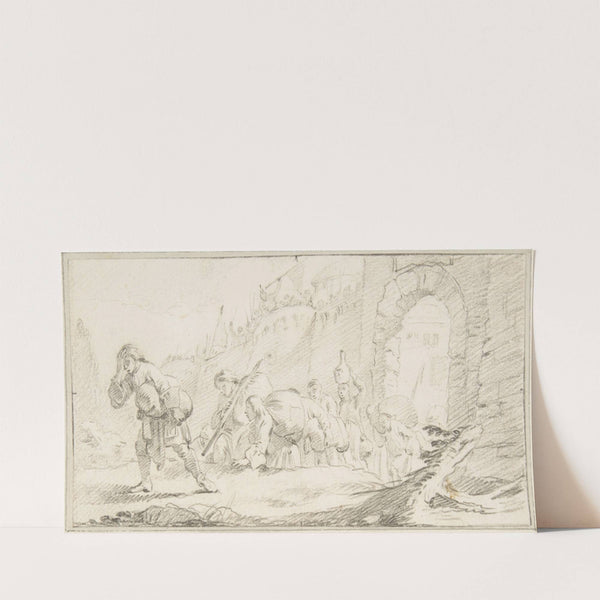 Inhabitants Leaving a Conquered City (1696–1770) by Giovanni Battista Tiepolo