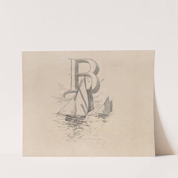 Initial B (1882-1886) by Milton J. Burns