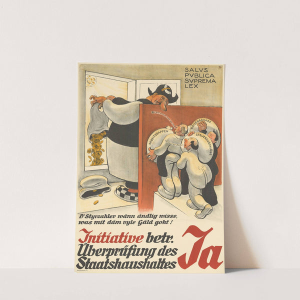 Initiative betr. Überprüfung des Staatshaushaltes – Ja (1939) by Otto Plattner