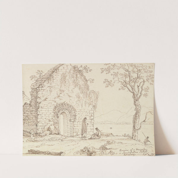 Innisfallen Abbey, 4 September 1841 (1841) by Thomas Hastings