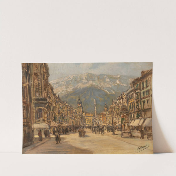 Innsbruck – view on Maria Theresien street by Otto Hamel