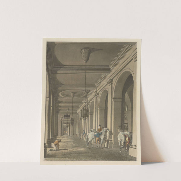 Inside of the Mews (1794) by Thomas Malton