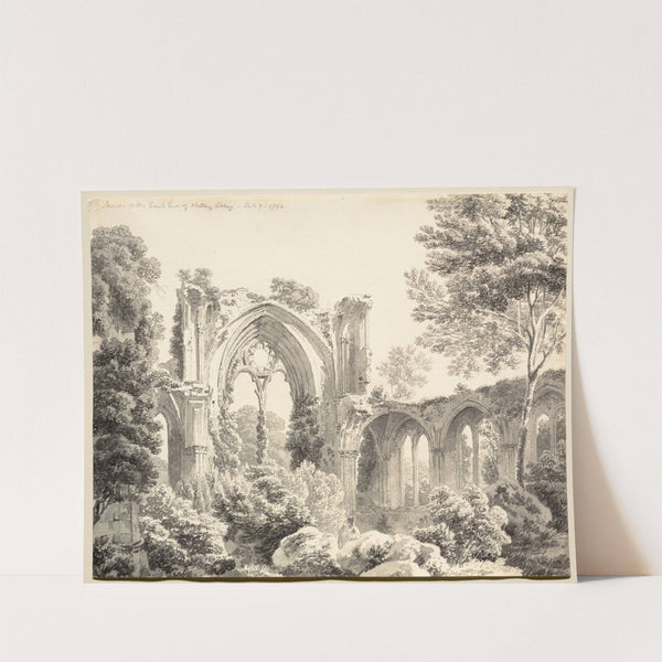 Inside the East End of Nettley Abbey (1794) by Michel Angelo Rooker