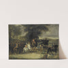 Inspection of a Cavalry Regiment, perhaps by William of Hesse-Homburg (1742) by Cornelis Troost