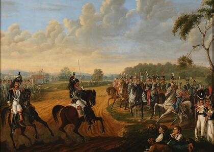 Inspection of the 14th Regiment of Cuirassiers of the Duchy of Warsaw