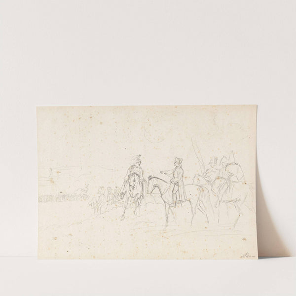 Inspektion der Kavallerie (Ca. 1820) by Albrecht Adam